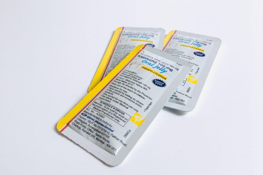 Kamagra Oral Jelly – opakowanie i saszetki